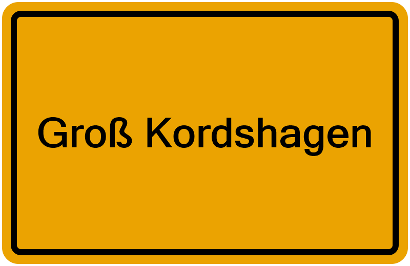 Handelsregisterauszug Groß Kordshagen